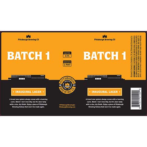Pittsburgh Batch 1 Inaugaral