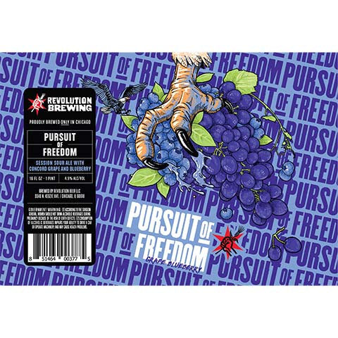 Revolution Pursuit of Freedom Grape Blueberry Session