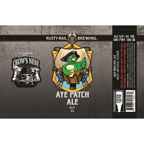 Rusty Rail Aye Patch