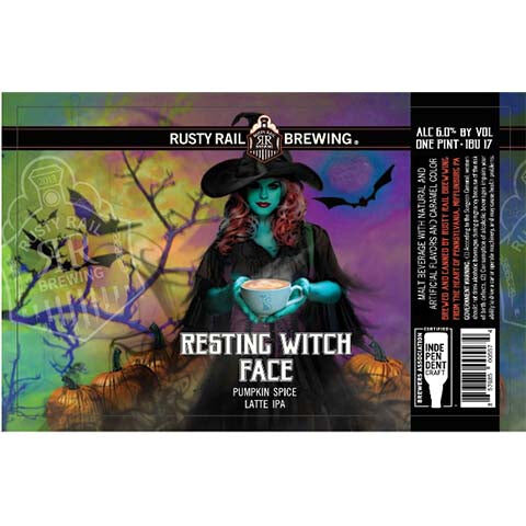 Rusty Rail Resting Witch Face