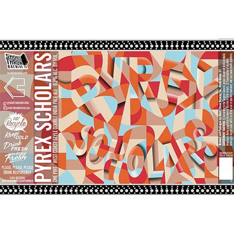 Short Throw Pyrex Scholars West Coast