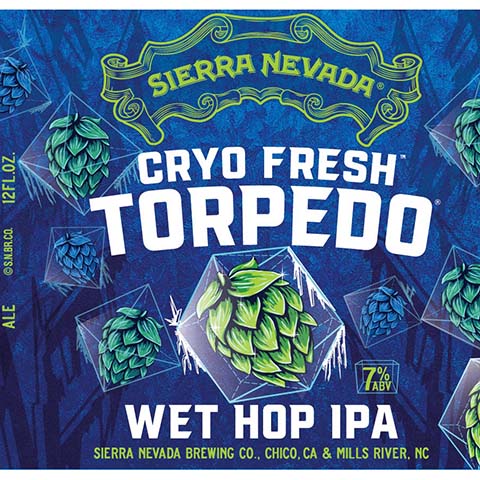 Sierra Nevada Cryo Fresh Torpedo Wet Hop