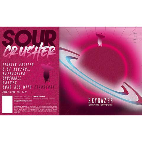 Skygazer Sour Crusher Cranberry Sour Ale