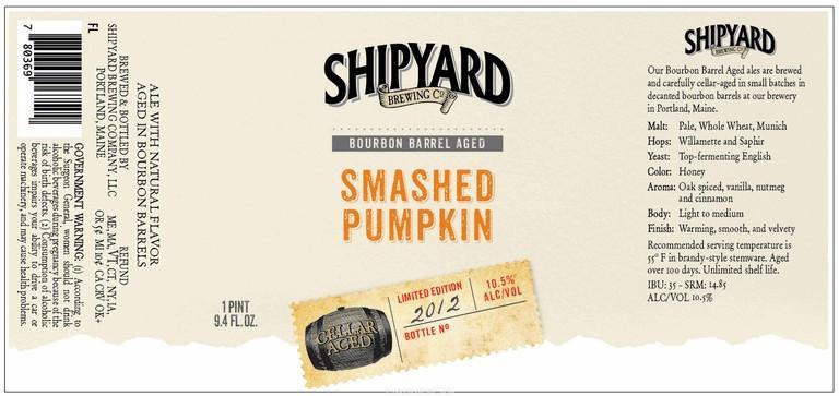 Shipyard Bourbon Barrel Aged Smashed Pumpkin Ale