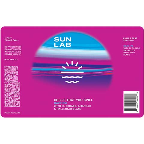 Sun Lab Chills that You Spill