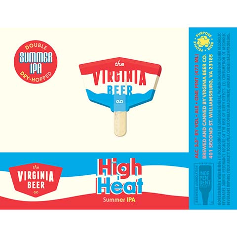 The Virginia Beer High Heat Summer