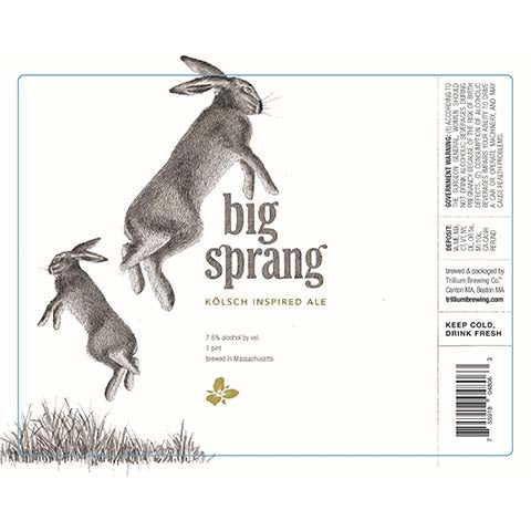 Trillium Big Sprang Kolsch Ale