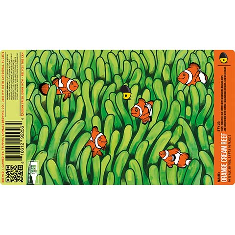 Tripping Animals Orange Cream Reef