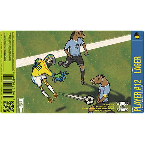Tripping Animals Player #12 Lager Colombia vs. Uruguay