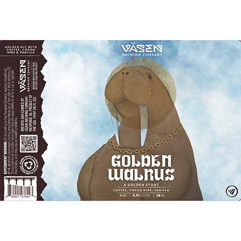 Vasen Golden Walrus Golden