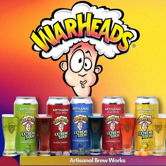 Warheads Extreme Sour Beer Gift Box Set 12PK