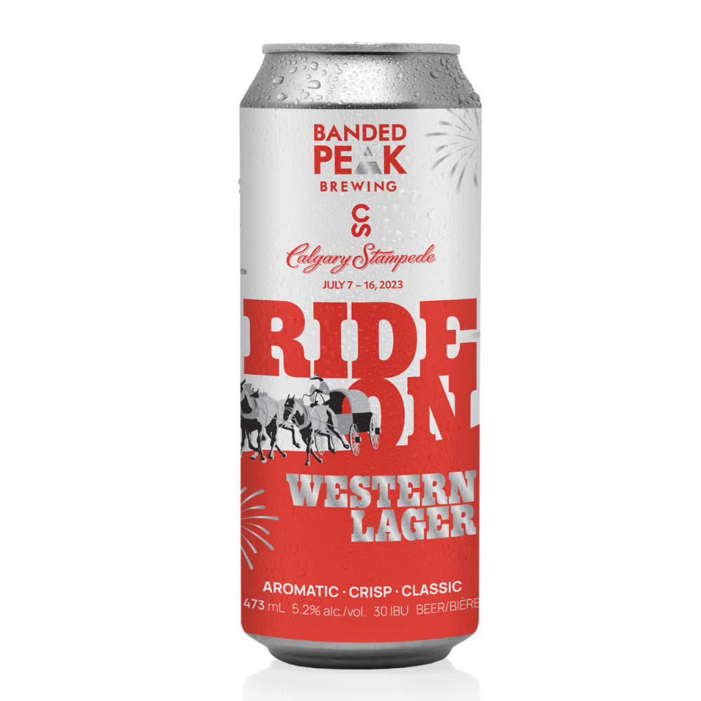 Banded Peak Ride On Western Lager DISC
