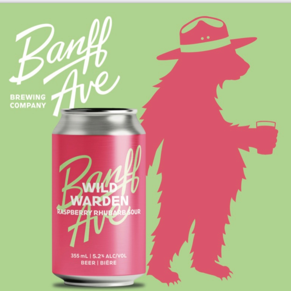 Banff Ave. Brewing Co. Wild Warden Raspberry Rhubarb Sour DISC