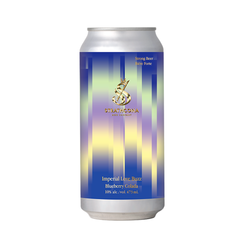 Strathcona Beer Co. Love Buzz Imperial Blueberry Colada Sour 10% DISC