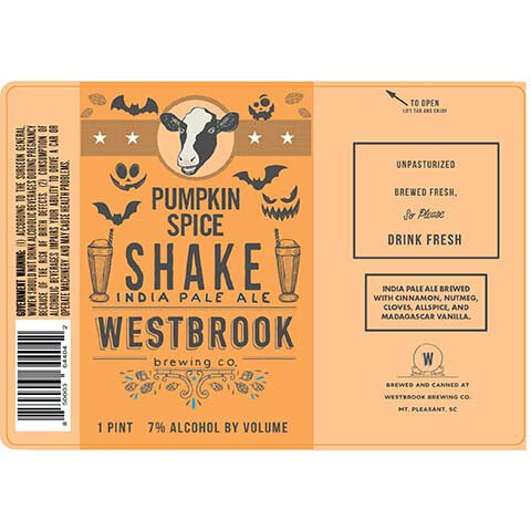 Westbrook Pumpkin Spice Shake