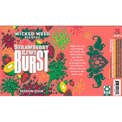 Wicked Weed Strawberry Kiwi Burst Session