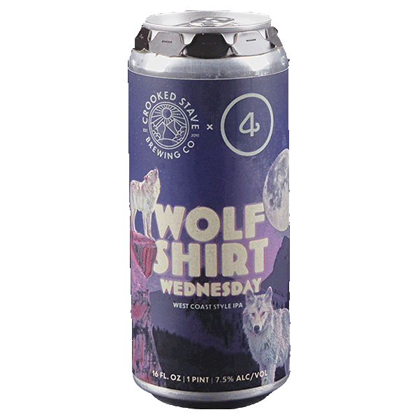 Crooked Stave Wolf Shirt Wednesday West Coast IPA / ウォルフ シャツ ウェンズデー