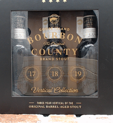 Goose Island Bourbon County Vertical Collection 2017, 2018, 2019 2017 Stout - 1 pint