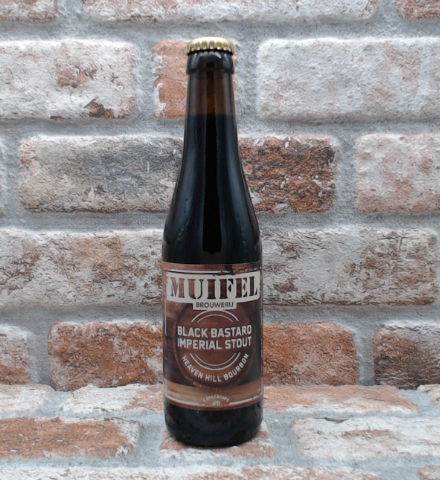 Muifel Brouwerij vatgerijpt #9 Black Bastard 12% Heaven Hill Bourbon 2022