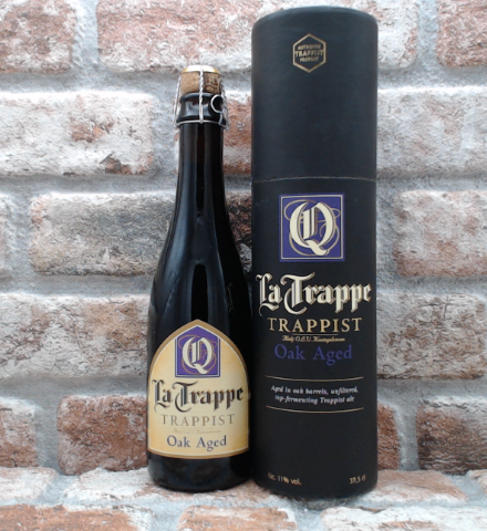 La Trappe Quadrupel Oak Aged Batch 30 - Met koker 2018