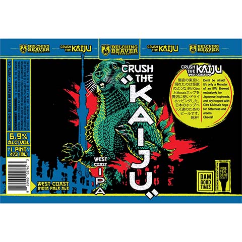 Belching Beaver Crush The Kaiju