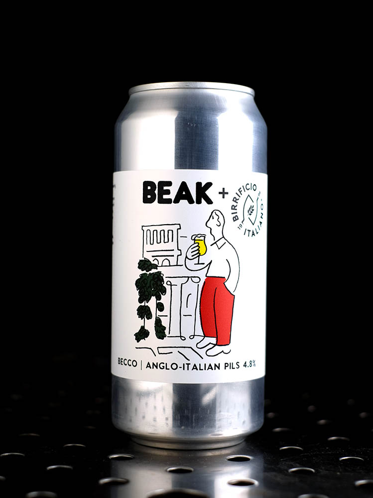 Beak x Birrificio Italiano | Becco | Anglo Italian Pils / DH Pils | 4,8%