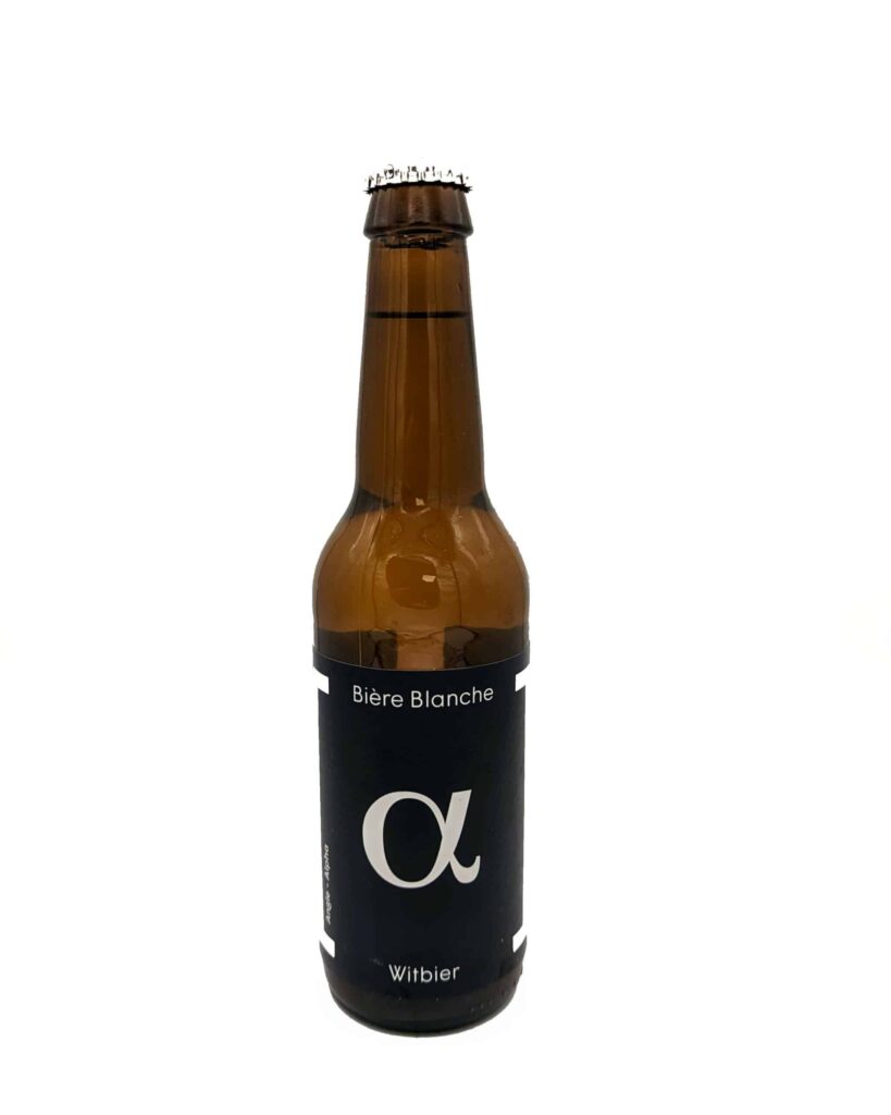 Bière - Brasserie Que d'Ale - Alpha - Bière Blanche - - VP