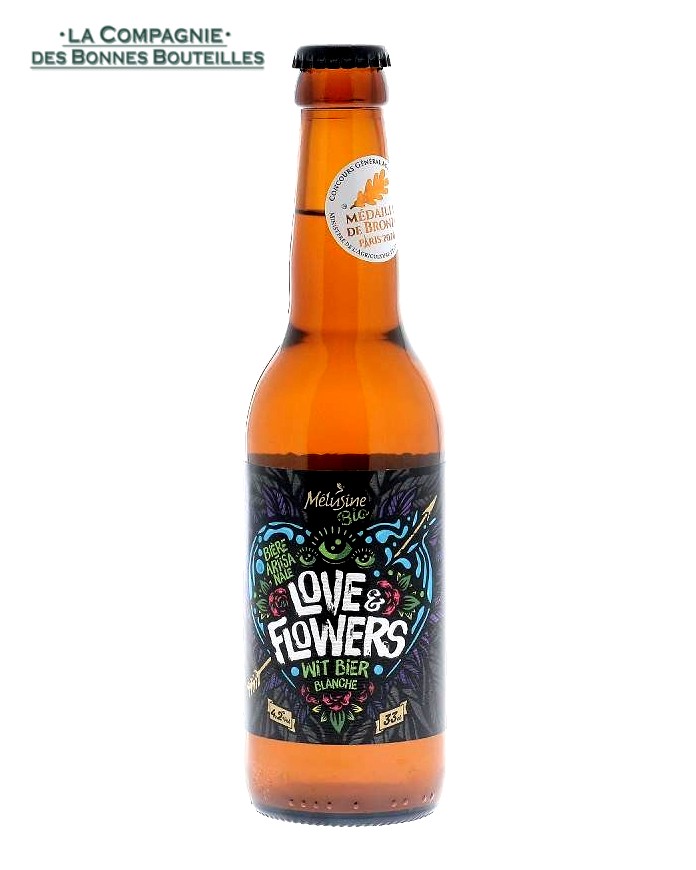 Bière Mélusine love and flowers VP