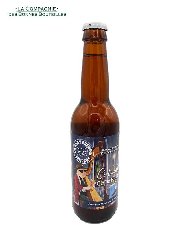 Bière Piggy brewing - Espiritus - tonka calvados VP