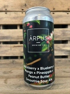 Arpus Blackberry x Blueberry x Mango x Pineapple x Peanut Butter Smoothie Sour 4,5%