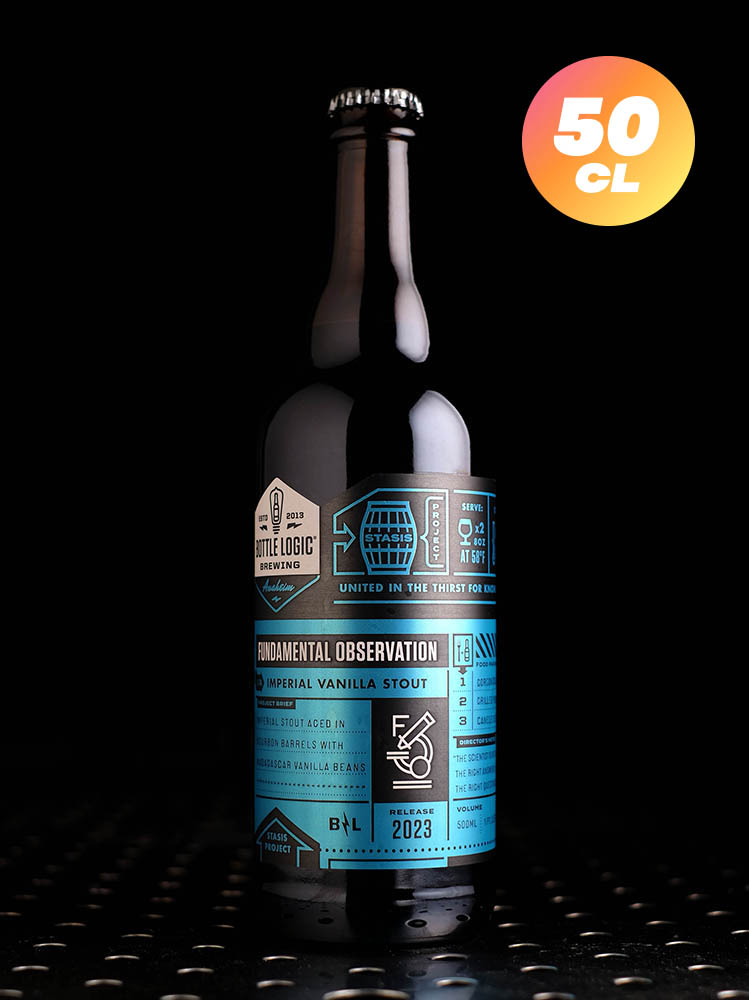 Logic | Fundamental Observation 2023 | Imperial Stout Vanille BA Bourbon | 13%