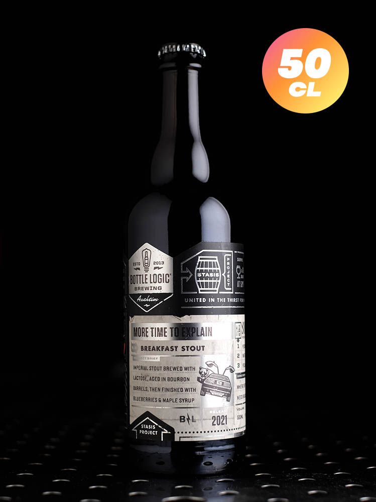 Logic | More Time To Explain 2021 | Imperial Stout Myrtille Maple BA Bourbon | 12,4%