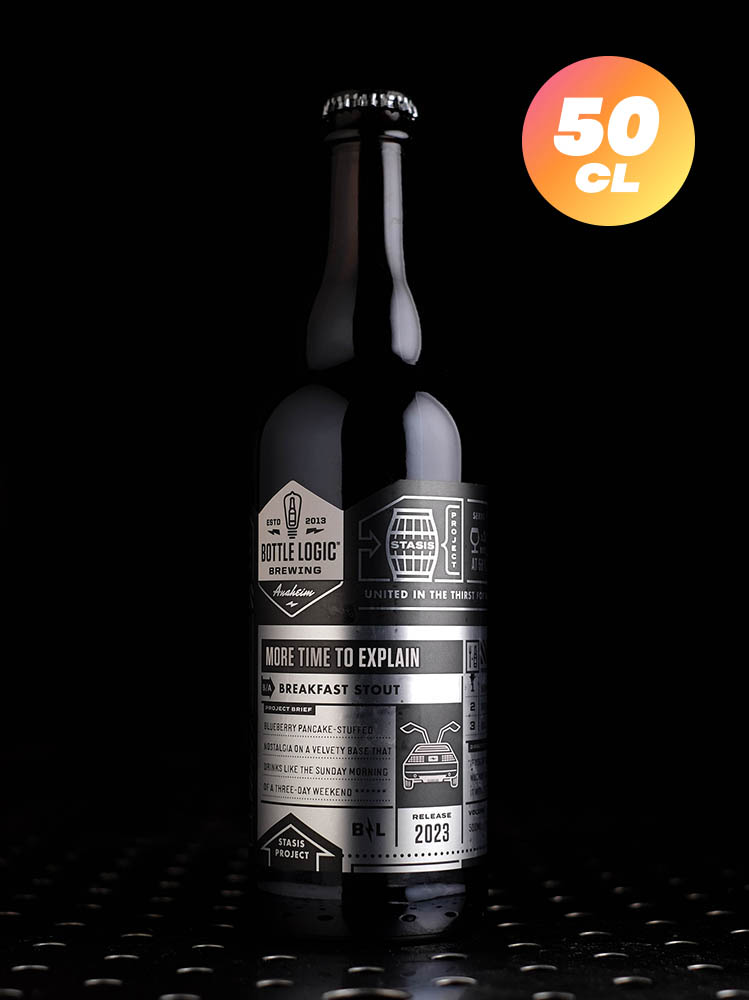 Logic | More Time To Explain 2023 | Imperial Stout Myrtille Maple BA Bourbon | 13,1%