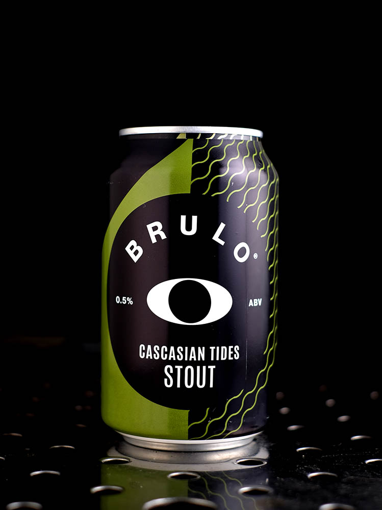 Brulo | Cascadian Tides Stout | Dry Hopped Stout sans alcool | 0,5%