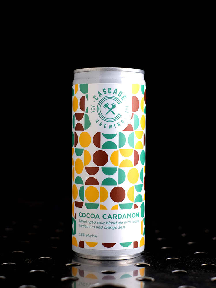 Cascade - Cocoa Cardamom - Wild Sour Cacao Cardamome Orange BA Wine + Foeder