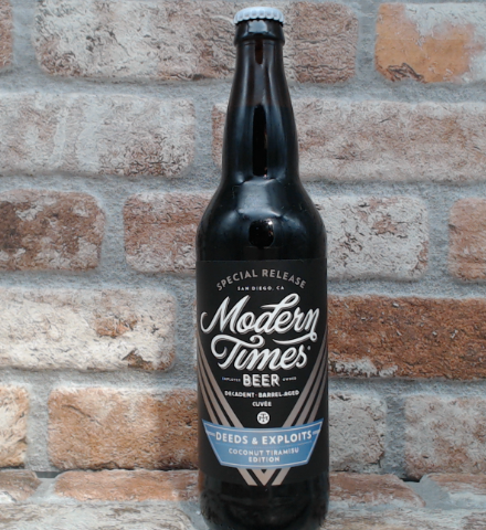 Modern Times Deeds & Exploits Coconut Tiramisu Edition Ale - 1 pint
