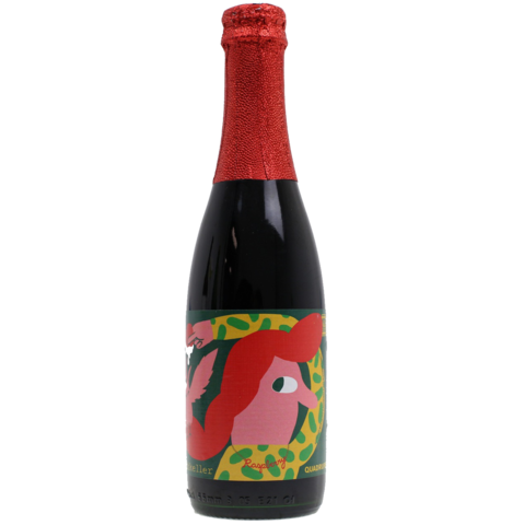 Raspberry Quadrupel Aged in Bourbon Barrels