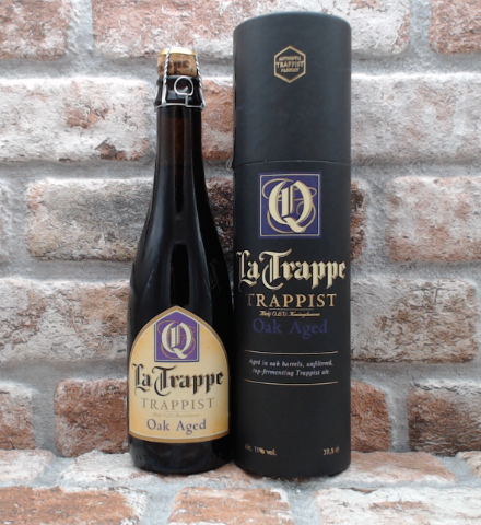 La Trappe Quadrupel Oak Aged Batch 34 - Met koker 2018