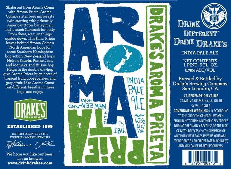 Aroma Prieta 22oz