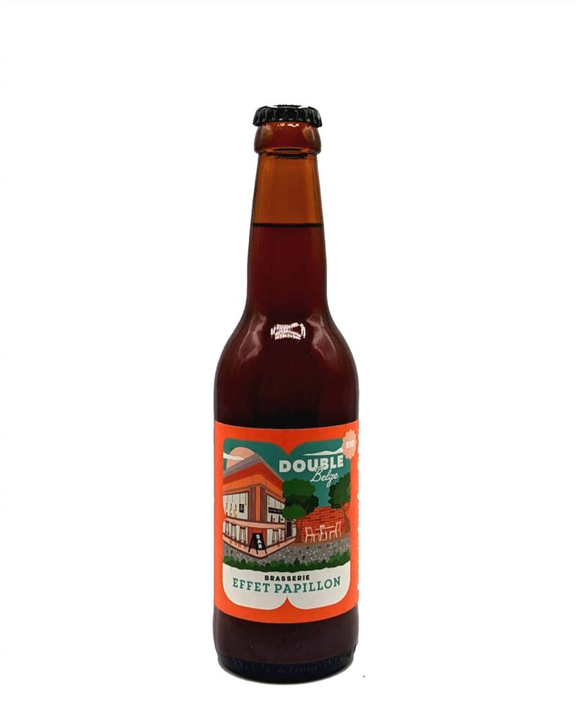 Bière Effet Papillon - Double belge ambrée bio - - VP