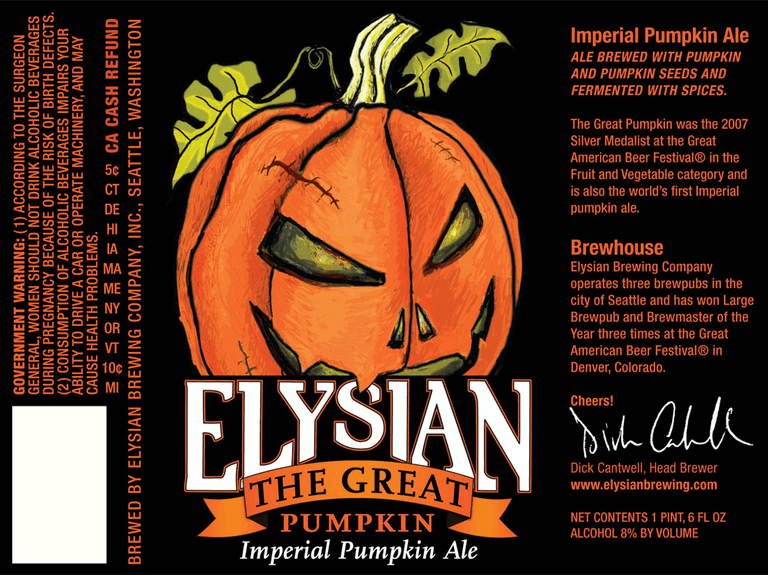 The Great Pumpkin Imperial Pumpkin Ale 22oz