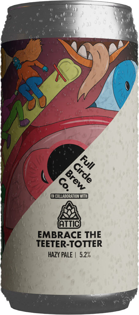 Embrace The Teeter Totter Hazy Pale