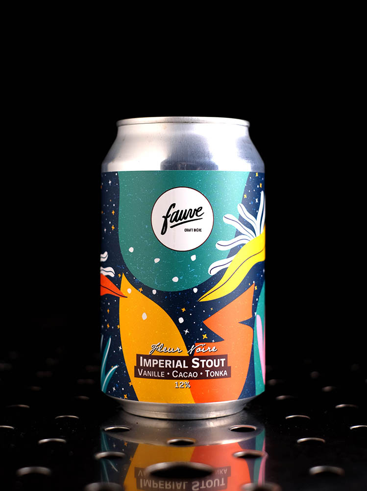 Fauve | Fleur noire | Imperial Stout Vanille Cacao Tonka | 12%