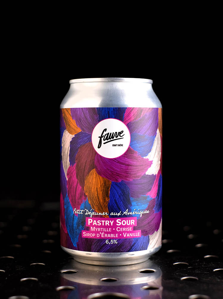 Fauve | Petit-déjeuner aux Amériques | Pastry Sour Myrtille Cerise Sureau Érable Vanille | 6,5%