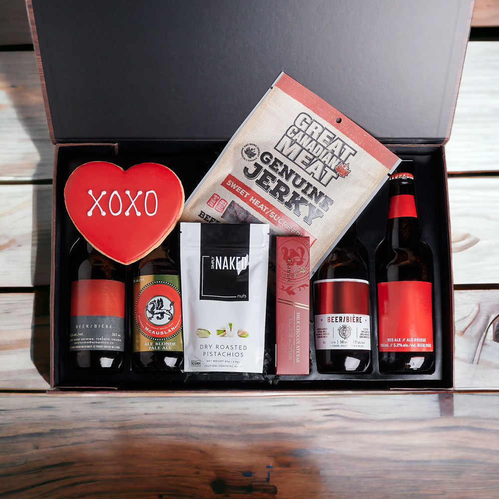 Great Gourmet Treats & Beer Gift Basket