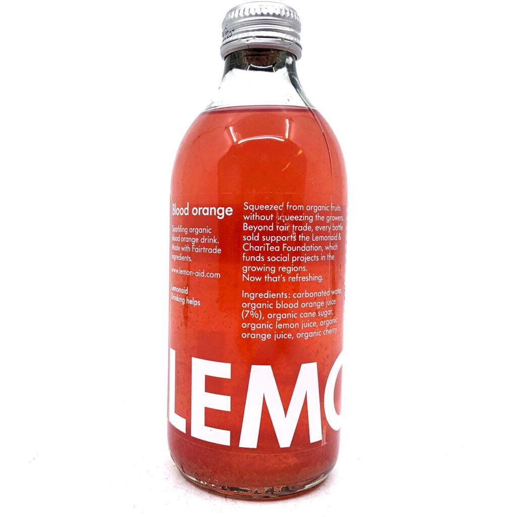 Blood Orange Organic Soft Drink