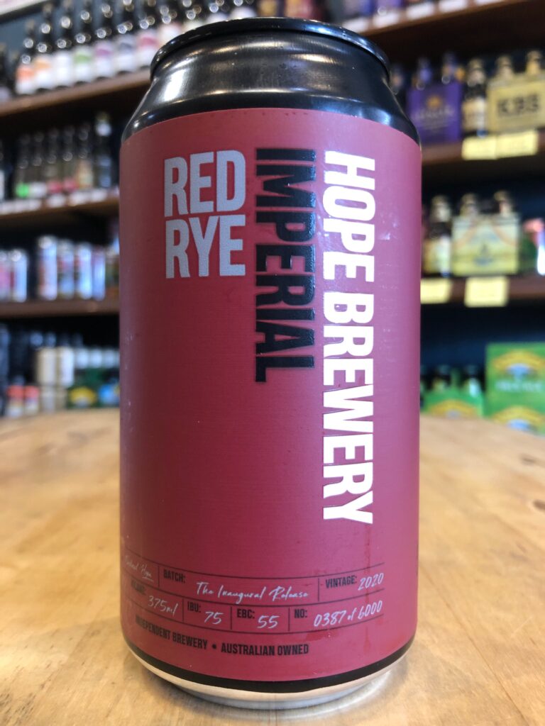 Hope Imperial Red Rye
