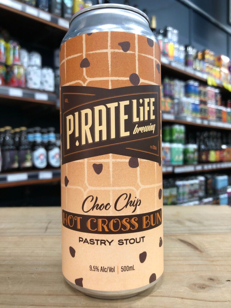Pirate Life Choc Chip Hot Cross Bun