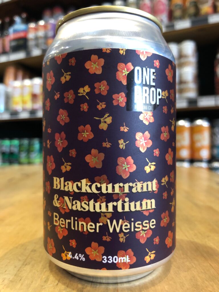 One Drop Blackcurrant & Nasturtium