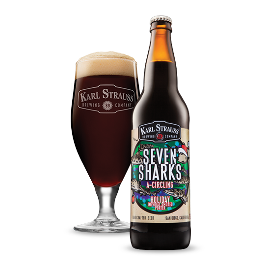 Seven Sharks A Circling 22oz